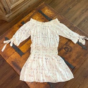 HONEY PUNCH: Brand new, MEDIUM, off the shoulder dress.